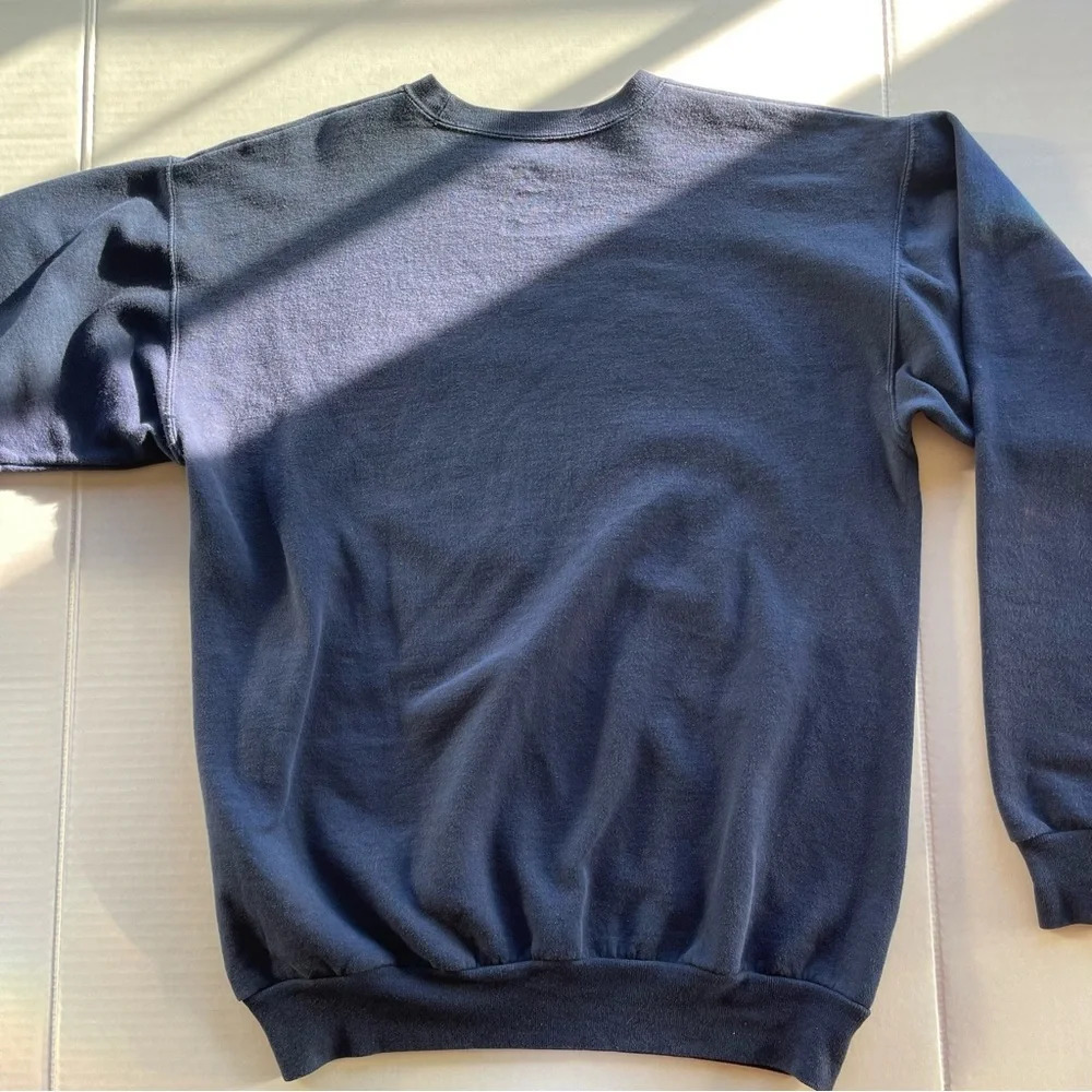Hanes Navy Blue Disney Sweater Men Size Medium - Picture 3 of 6